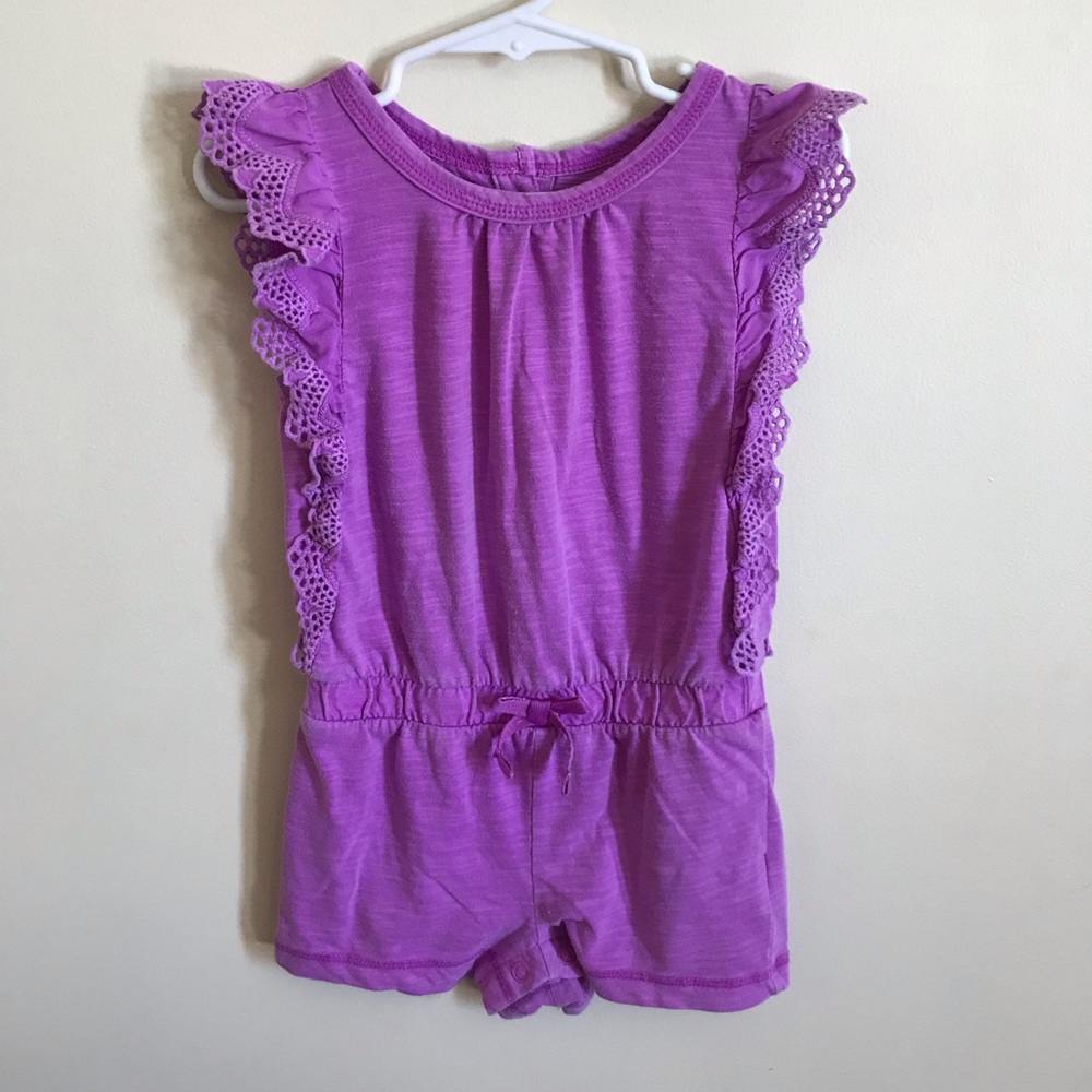 18 mo purple summer romper